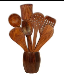 Top Selling Classic Wooden Spoon Natural Wood Cooking Utensil Non Stick <b>Safe</b> Kitchen <b>Tool</b> for Daily Use Available For Sale - Product Image 2