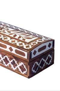 Artisan Mother of Pearl Mosaic Jewelry Box Elegant Handmade Luxury Storage <b>Organizer</b> for Jewelry, Accessories, Keepsakes & Decor - Product Image 2