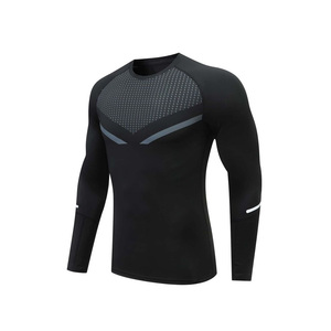 Camiseta Deportiva Personalizada para Hombre, Manga Larga, Secado Rápido, Transpirable, UPF50+, para Gimnasio, Fitness, Entrenamiento, Running, Tanzainra - Product Image 4