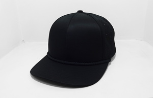 Gorra Trucker Negra de 6 Paneles, Estructurada, Perforada con Corte Láser, con Logotipo y Color Personalizados, Casual, para Adultos, para las Cuatro Estaciones, Hecha en Vietnam - Product Image 3