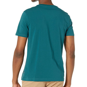 Camiseta Personalizada OEM para Hombre de Alta Calidad, Lisa, con Impresión Personalizada, 100% Algodón, Cuello en V, con Servicio OEM, Elegante - Product Image 4