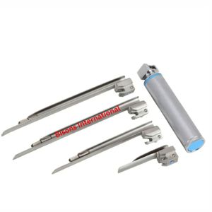 Kit d'intubation Miller en acier inoxydable avec lame droite, certifié CE, équipement médical pour voies respiratoires, vente en gros - Product Image 2