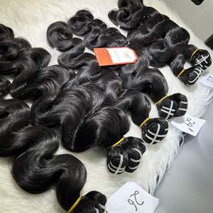 Vente en gros 30 pouces Extensions de cheveux Remy vietnamiens de haute qualité Bundles complets de cheveux Perruques ondulées pour le corps brut de vague naturelle - Product Image 6