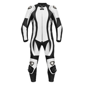 Riders Seeking Safety in a Two-Piece Leather Motorbike Suit Experience Durable <b>Road</b> Gear Waterproof Flame-Retardant Plus Size - Product Image 1