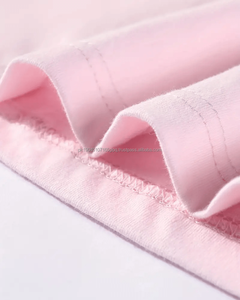 Venta al por mayor personalizada de manga corta Camiseta de las mujeres de impresión personalizada de tela suave 100% algodón camiseta mujeres moda desgaste camisetas - Product Image 5