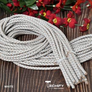 Most Selling Braided Bolo Leather <b>Cords</b> with Natural Edges Antique Shades Braided Leather <b>Cord</b> for Export Sale - Product Image 1