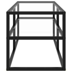 Mueble de TV Negro y Transparente para Sala de Estar - Product Image 3