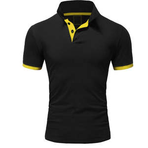 Polo de Estilo Elevado para Hombre, Transpirable, de Algodón Elástico, Corte Moderno e Informal - Product Image 2