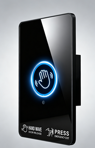 US Standard Intelligent Contactless Door Release & Emergency Exit Switch (2 in 1 Resettable) - Product Image 4