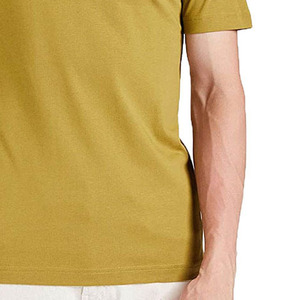 Soft PolyesterCotton Fabric Neck <b>Tee</b> Solid <b>White</b> Breathable Feel Eco-Friendly Quick Dry Custom Logo Print Bulk Order Ready - Product Image 4