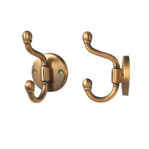 Porte-manteau, porte-sacs et porte-serviettes en acier inoxydable à double crochet, résistant à la rouille, pour la maison et le bureau - Product Image 1