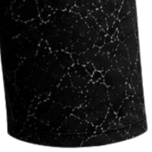 Shorts d'entraînement athlétiques imprimé marbre noir avec taille élastique, respirants, légers, pour le sport, la gym et la performance physique - Product Image 3