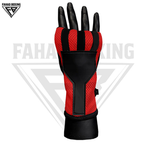 Vendas de Boxeo de Alto Rendimiento, Resistentes, en Color Negro y Rojo, Personalizables, para Adultos, Transpirables, Ajustables, para Entrenamiento - Product Image 3