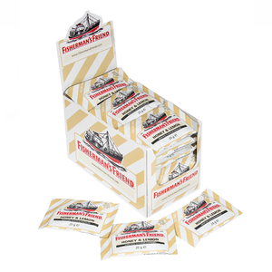 Bonbons au miel et au citron sans sucre Fisherman's Friend 22g, bonbons rafraîchissants pour la gorge, prix compétitif, vente en gros, export - Product Image 4