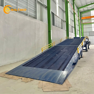 Naltako 15T Mobile Dock Ramp 16000mm Length 1900mm Height Adjustable Manual Hydraulic Yard Ramp for Large Logistics <b>Hub</b> - Product Image 3