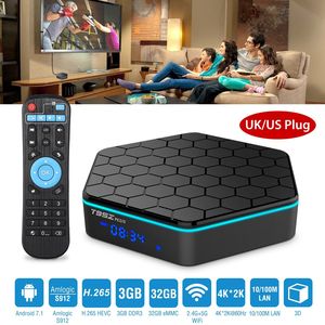 Android 7.1 Amlogic para S912 Octa Core TV Box 3GB/32GB UHD 4K VP10 H.265 WiFi USB2.0 Reproductor Multimedia Inteligente con Enchufe Estadounidense - Product Image 1