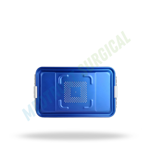 Contenedor de Esterilización Manual de Acero Inoxidable de Tamaño Mediano, Caja de Almacenamiento de Instrumentos Quirúrgicos, Caja de Autoclave Médica - Product Image 3