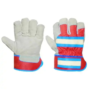 Gants de sécurité en cuir de vachette pleine fleur haute performance, très demandés pour les applications industrielles de protection des mains - Product Image 2