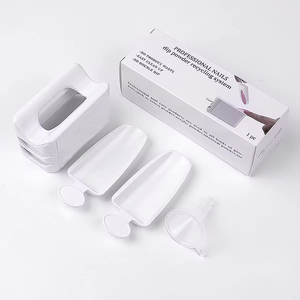 3 Color Multifunction Nail <b>Art</b> Recycling Box Acrylic Powder <b>Sequins</b> Glitter Storage Container - Product Image 5