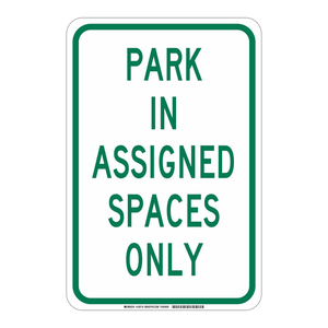Señalización de Espacio Asignado Brady Park para Áreas de Estacionamiento Interiores y Exteriores - Product Image 2
