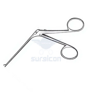 Micro-pince auriculaire droite avec manche de 80 mm, embout de 0,6 mm de long et de 0,5 mm de large – Instruments chirurgicaux ORL - Product Image 4