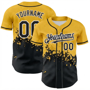 Maillot de baseball unisexe respirant et à séchage rapide 100 % polyester personnalisable, absorbant la transpiration, imprimé football - Product Image 6