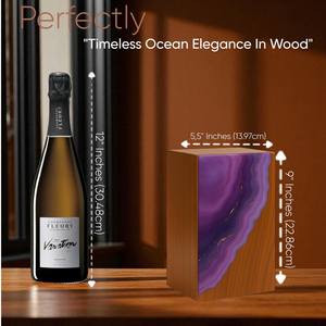 Handmade Geode Resin Rosewood <b>Memorial</b> Urn <b>Box</b> for human ashes medium size 9x5.5 inches urn <b>box</b> - Product Image 4