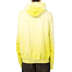 High Quality Street Wear <b>Sun</b> Faded Lightweight 100% Cotton Breathable Quick Dry Winter Hoodie for Men Custom Made Casual - Product Image 2