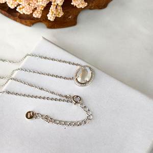 925 Sterling Silver Moonstone Claw Gemstone Necklace Natural Stone Necklace Women Jewelry Elegant Gift For Her - Product Image 2