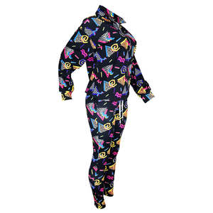 Ensemble de survêtement polaire pour femme, personnalisé, entièrement sublimé, de haute qualité, long, décontracté, à capuche, motif uni, dernières impressions, imperméable - Product Image 3