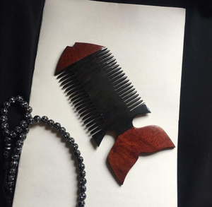 Peine de Cuerno Hecho a Mano de Calidad Premium, Artesanía Natural Sostenible para Cabello y Barba con Acabado Liso y Duradero y Masaje del Cuero Cabelludo - Product Image 5