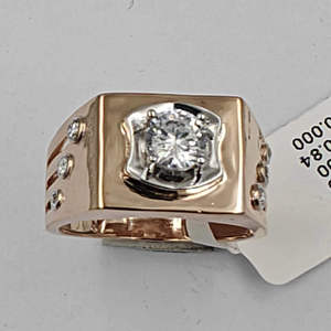 Anillo de Diamantes Naturales de 7 Piezas en Oro de 14K Vintage para Hombre, Corte Brillante de 0.84Ct, Color G, Certificado IGI, Chapado en Rodio - Product Image 2