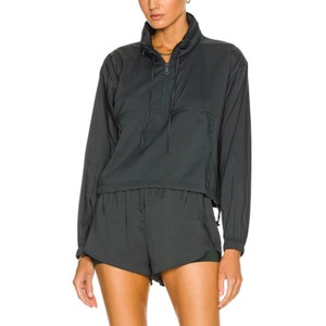 Ensemble de survêtement sportif pour femmes, couleur verte, blocs de couleurs, fermeture éclair sur toute la longueur, coupe ample, deux pièces, vêtements de sport pour toutes les saisons - Product Image 2