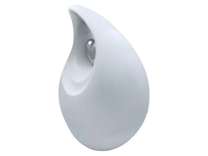 Urne funéraire en forme de goutte d'eau pour cendres humaines, urne commémorative en céramique blanche avec insert en forme de cœur, décoration pour commémoration funéraire - Product Image 4