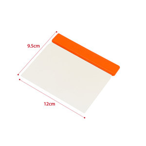 ที่ขูดแป้งสแตนเลสแบบมืออาชีพ ด้ามจับซิลิโคน คุณภาพระดับ K-Bakery สำหรับตกแต่งขนมเค้ก - Product Image 6