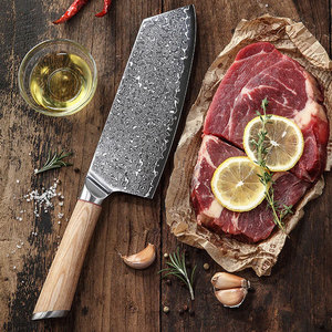 Premium Quality Damascus Steel <b>Kitchen</b> Knife Set With Smooth Finish And Easy Handling For Cooking Needs - Product Image 4