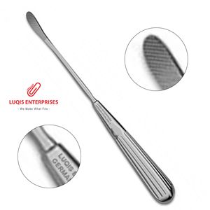 Râpe chirurgicale ORL Aufricht Glabella à dents croisées, incurvée, à coupes ascendantes et descendantes - Product Image 2