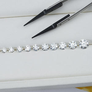เพชรหลวมเพาะเลี้ยงในห้องปฏิบัติการ Imperial 6-7 (1.70-1.90 มม.) ทรงบริลเลียนท์ สี D ความสะอาด VVS2/VS1 สำหรับทำเครื่องประดับ - Product Image 1