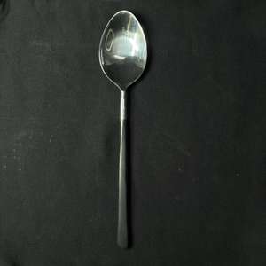 Ensemble de couverts 4 pièces pour mariage, restaurant, hôtel, Kitechnware, manche noir avec revêtement poudré, durable, passe au lave-vaisselle - Product Image 6