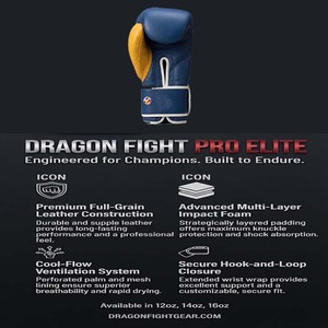 Gants de boxe DF-BGAyb2 bleus et jaunes pour entraînement de kickboxing 12oz avec fermeture auto-agrippante pour salle de sport, MMA, sparring, arts martiaux pour adultes - Product Image 4