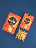 Dragées de chocolat multicolores Queenam de qualité supérieure, fabrication directe HALAL OEM/ODM, amandes et noix de cajou enrobées de shichimi, 75g