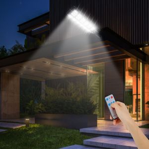 Lampada Solare da Parete con 504 LED, Sensore di Movimento PIR, Impermeabile IP65, Telecomando per Illuminazione Esterna di Garage e Porte d'Ingresso - Product Image 3