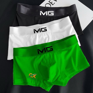 <b>Custom</b> Men's Classic <b>Boxer</b> Briefs | Anti-Bacterial Premium Soft Knitted Cotton Underwear |Private Label ODM Direct Factory price - Product Image 1