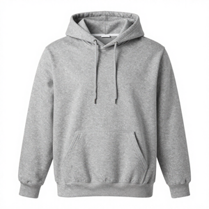 Sudadera con capucha de algodón grueso lavado, estilo vintage, de forro polar - Product Image 3
