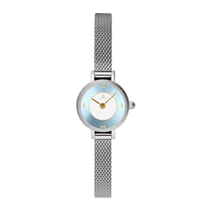 BARRY <span class=keywords><strong>POLO</strong></span> di lusso da <span class=keywords><strong>donna</strong></span> <span class=keywords><strong>orologio</strong></span> di moda con quadrante in cristallo con finestra movimento al quarzo cinturino in maglia ed elegante Design della cassa - Product Image 3