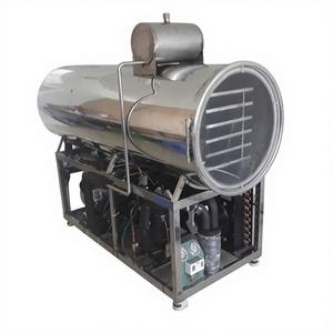 เครื่องอบแห้งแบบแช่เยือกแข็งสุญญากาศอัตโนมัติ WHFD-100 แบบมอเตอร์  ควบคุมด้วย PLC ทำจากสแตนเลส สำหรับการแปรรูปอาหารเชิงพาณิชย์ - Product Image 1