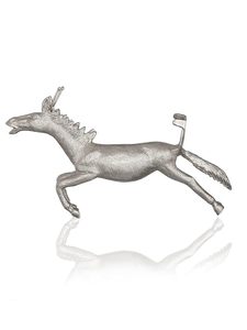 Silver Deer Wine Bottle Holder <b>Metal</b> Decorative Display <b>Rack</b> Modern Home Furniture Accent Piece - Product Image 5