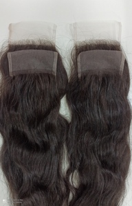 Closure en dentelle de cheveux humains vierges, style Loose Wave, douce et régulière, dentelle suisse transparente 4x4 - Product Image 3