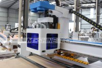 Machines de fabrication de meubles, routeur CNC M-shine 1530 pour le travail du bois, traitement multi-matériaux, lame de scie + couteau vibrant CCD