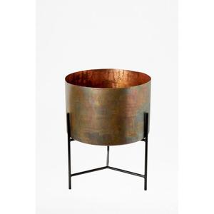 Jardinière en métal avec support trépied, revêtement noir, résistant à la rouille, support de plante durable, écologique, support de plante en métal, décoration intérieure - Product Image 3